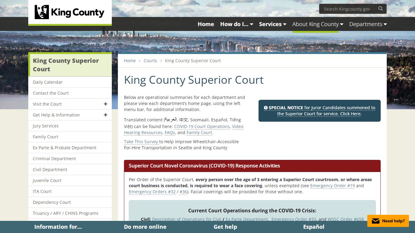 King County Superior Court - King County - King County, Washington